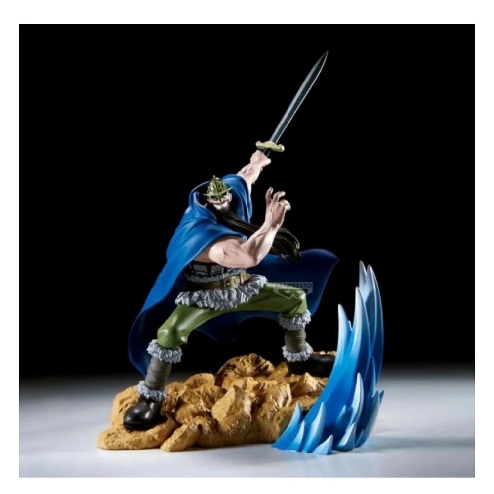 Banpresto One Piece Brogy Figure Unisex OS Blue Senkou Zekkei Elbaf Giant